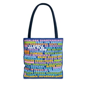 52 Simple Ways to Be Kind Tote Bag