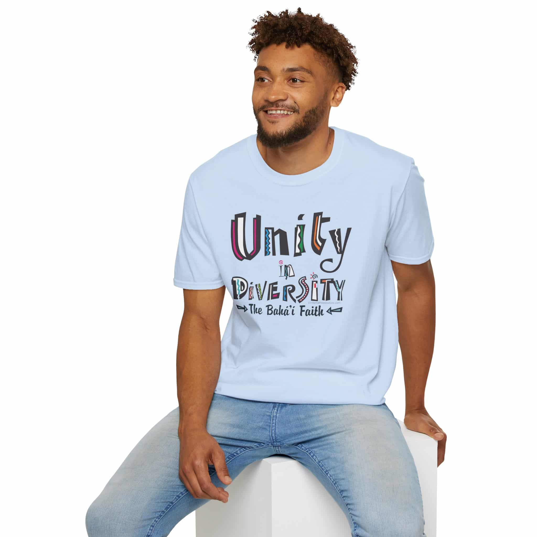 Unity in Diversity T-Shirt with Baha'i Faith - Image 3
