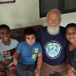 Austin Kerby kindly models his new shirt