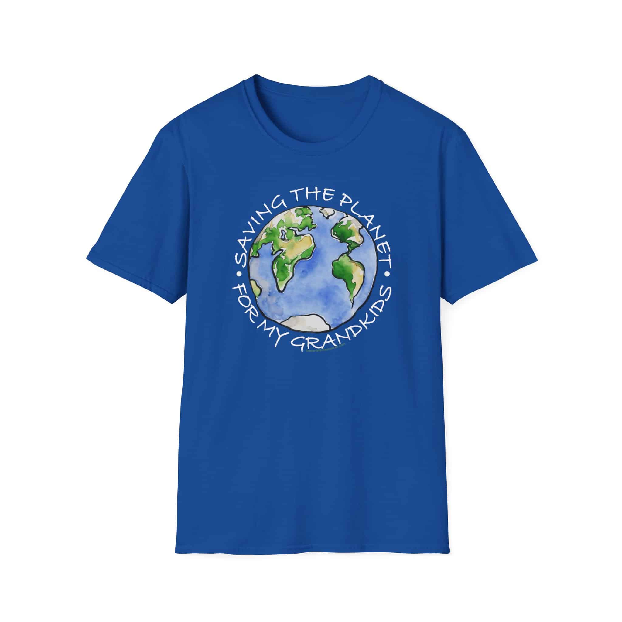 "Saving the Planet for My Grandkids" T-Shirt for Globally Conscious Grandparents - Image 13