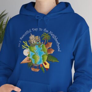 It's a Beautiful Day in the Neighborhood Hooded Sweatshirt with pocket