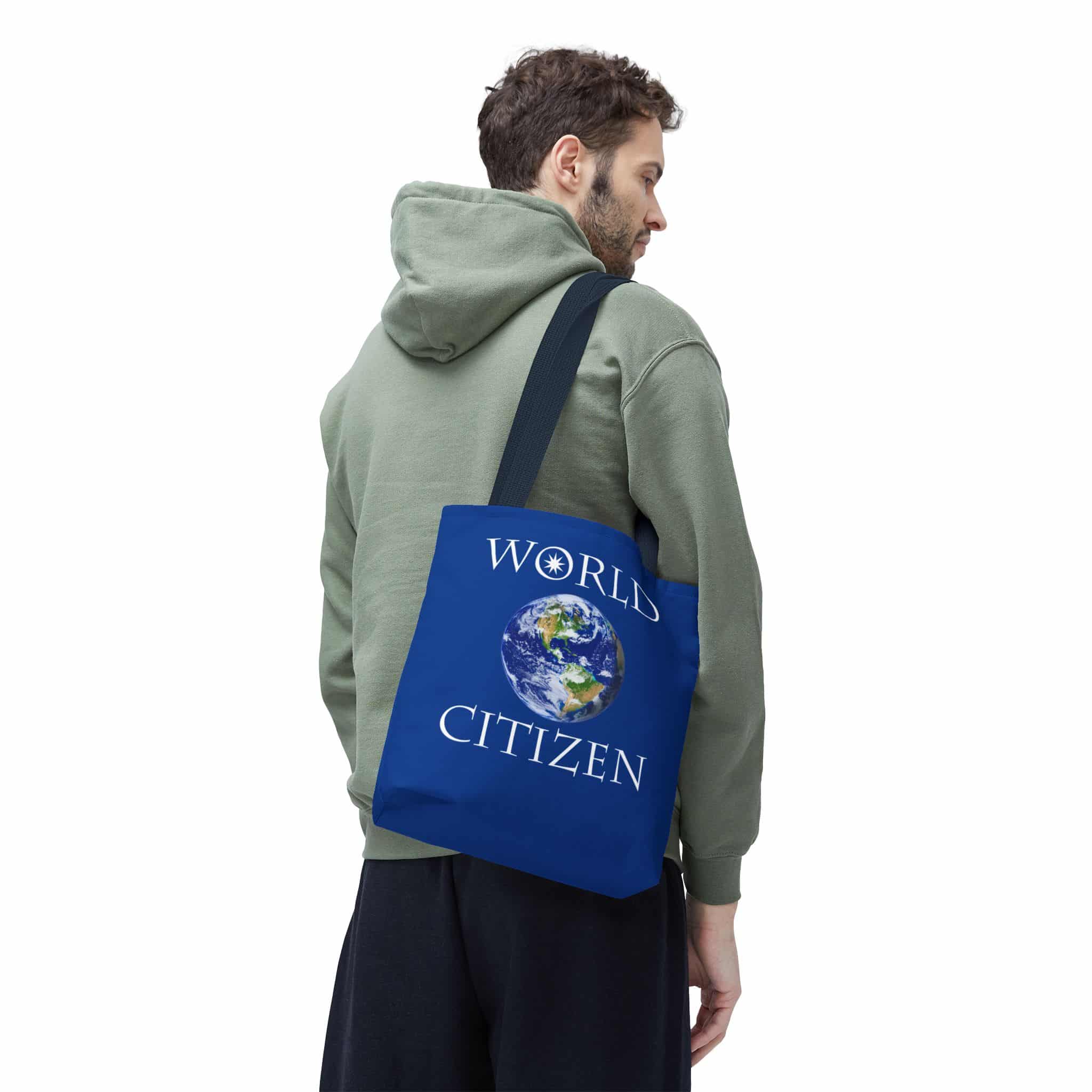 World Citizen/My Home 2-sided Tote Bag in 3 sizes - Image 3