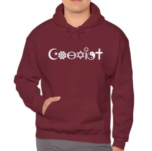 Coexist Hooded Sweatshirt with Pocket
