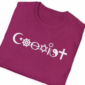 Coexist T-shirt with Baha'i Star