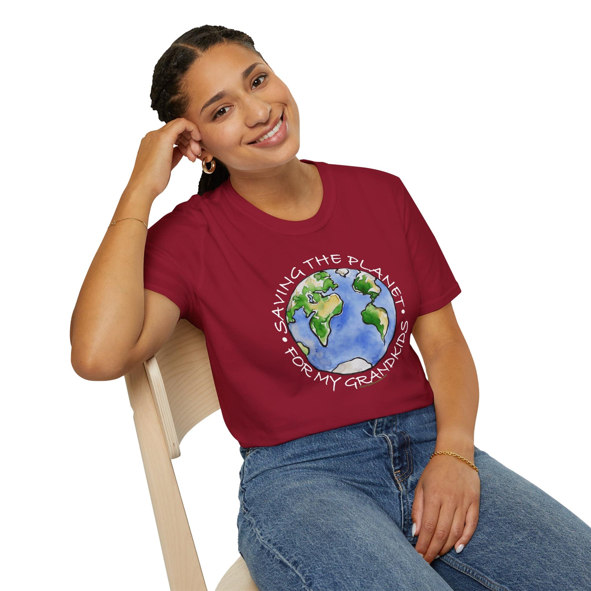 "Saving the Planet for My Grandkids" T-Shirt for Globally Conscious Grandparents - Image 24