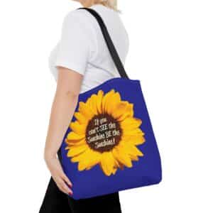 Be the Sunshine Sunflower Tote Bag - 16" x 16"