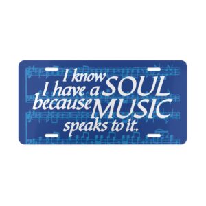 A Music Lover's Vanity Plate
