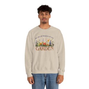 Flowers of One Garden Crewneck Sweatshirt - Sand