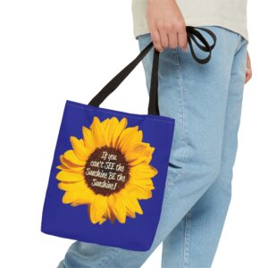 Be the Sunshine Sunflower Tote Bag - 13" x 13"
