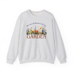 Flowers of One Garden Crewneck Sweatshirt - Ash