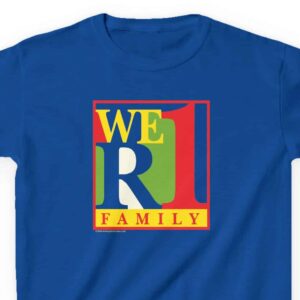 WeR1 Family Kid's shirt in Royal Blue