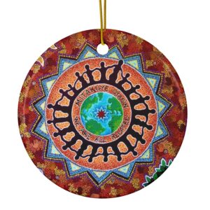 We Are All Related Ceramic Ornament