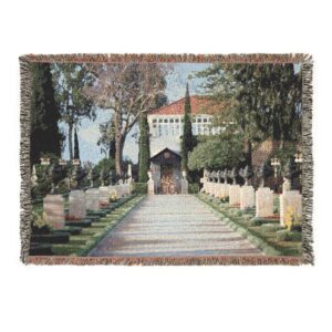 Shrine of Baha'u'llah fine art woven tapestry