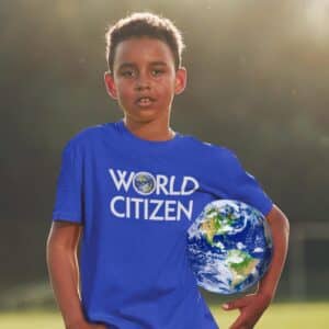 New World Citizen Kid's T-shirt (with earth)