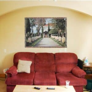 Shrine of Baha'u'llah fine art woven tapestry