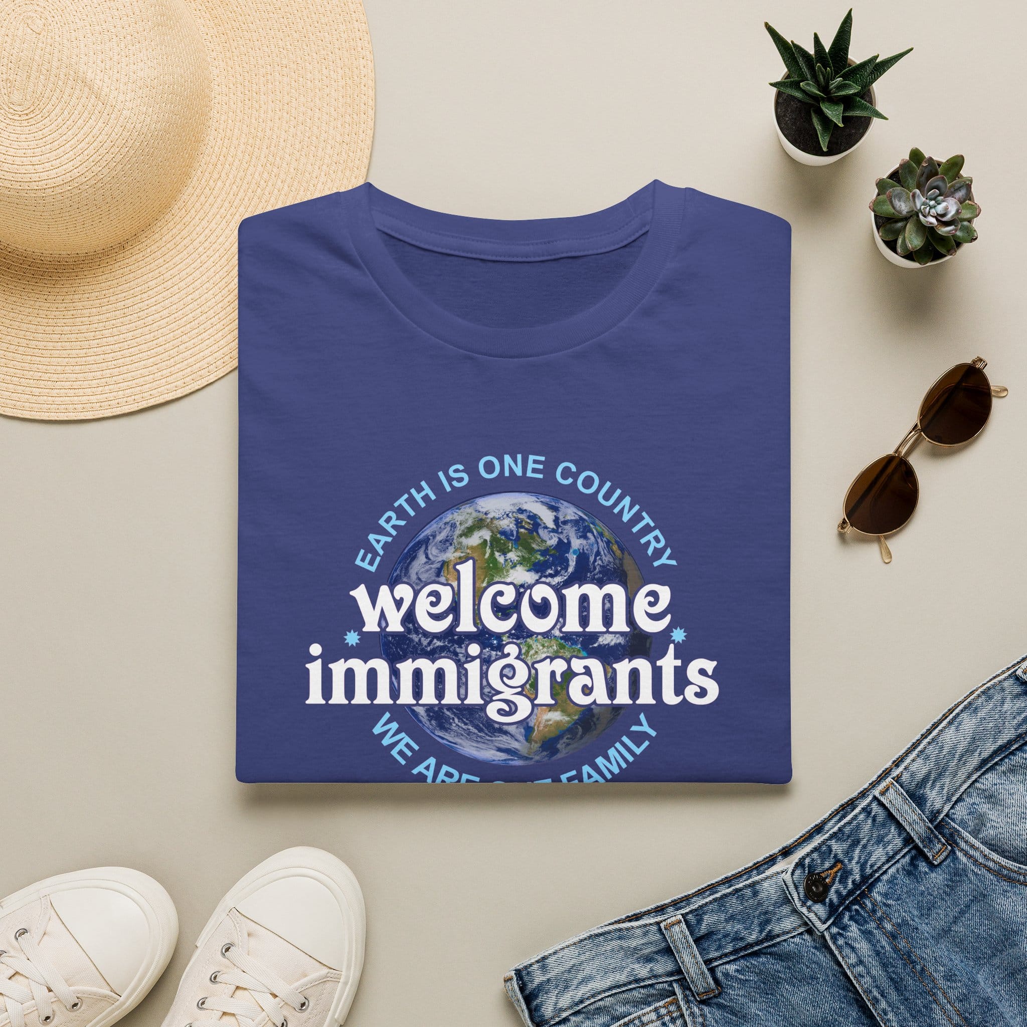 Welcome Immigrants Softstyle T-Shirt - Image 17