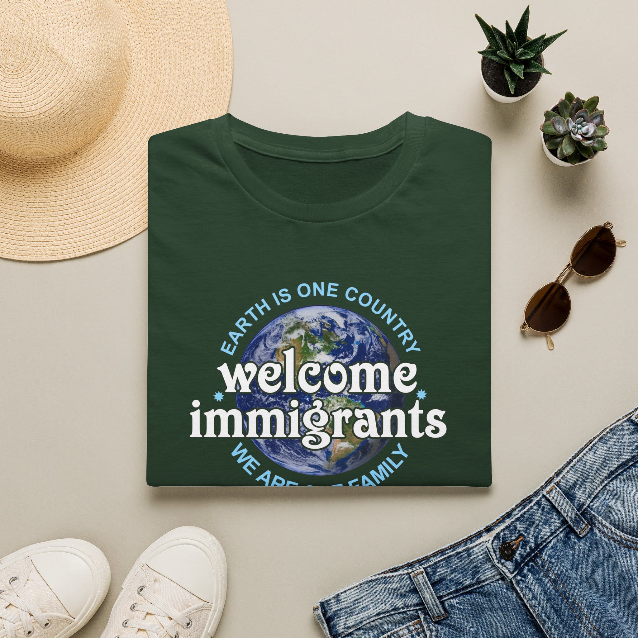 Welcome Immigrants Softstyle T-Shirt - Image 11