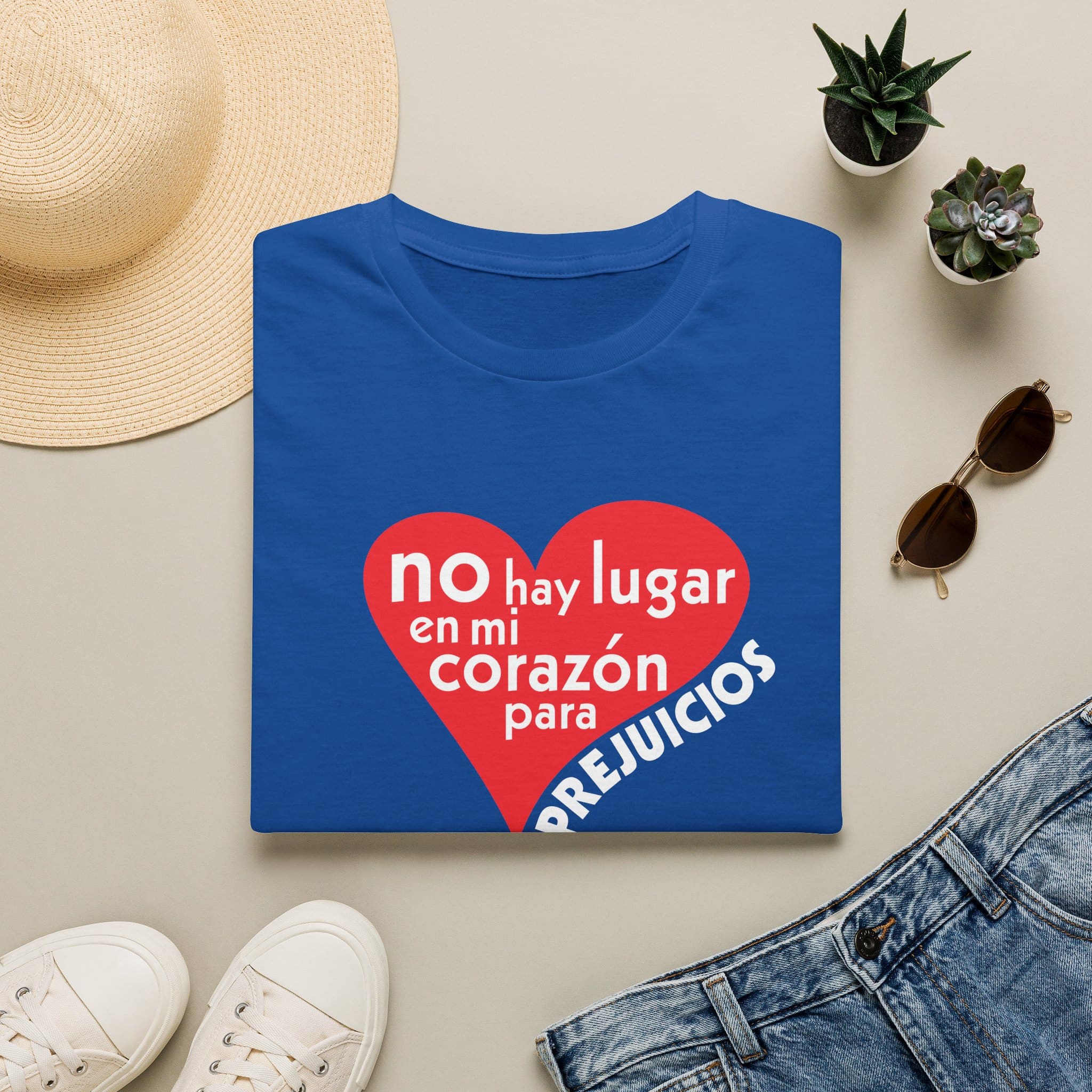 Spanish No Room in my heart for Prejudice T-Shirt - Image 26