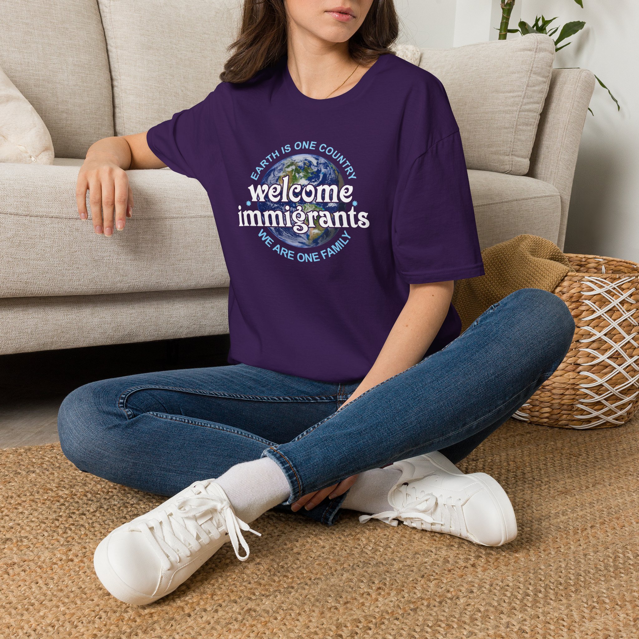 Welcome Immigrants Softstyle T-Shirt - Image 21