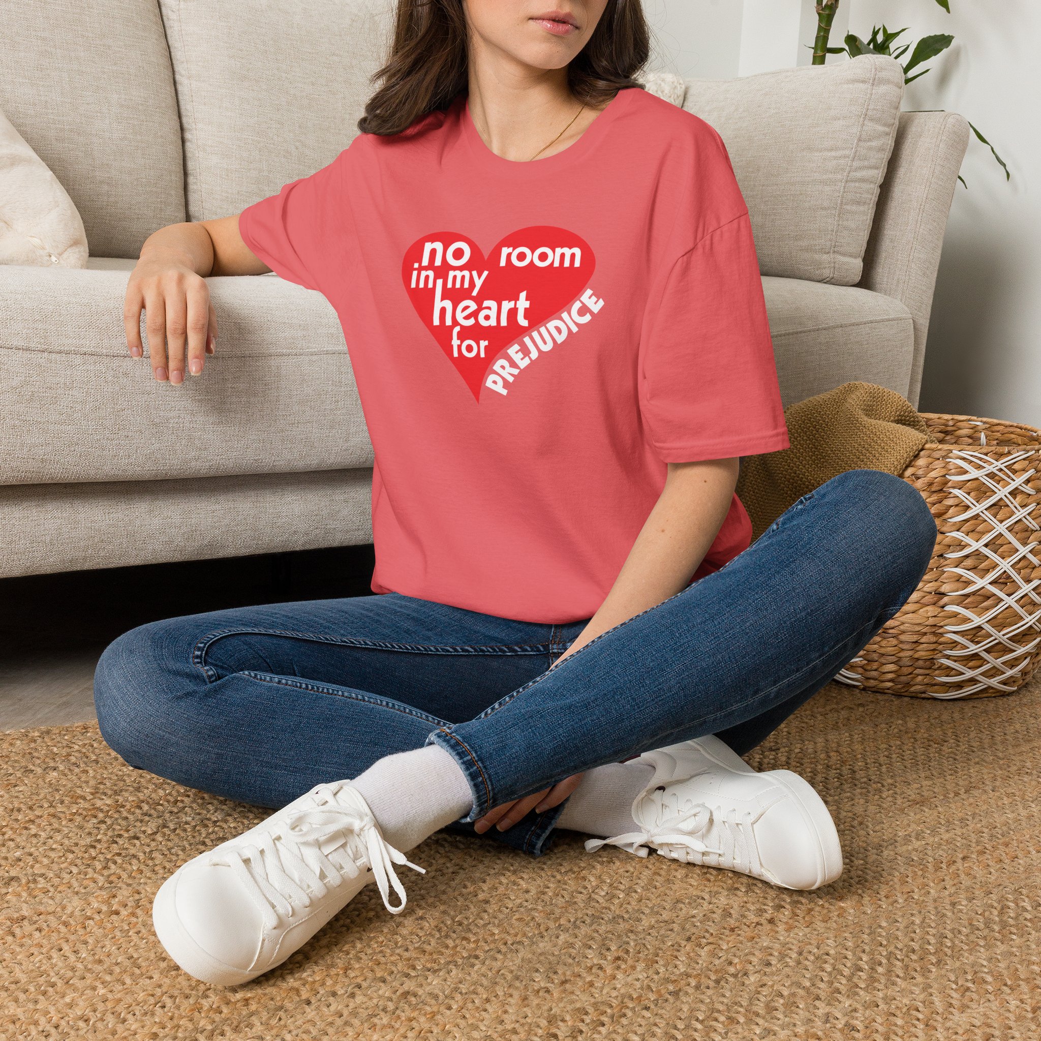 No Room in My Heart for Prejudice Cotton Softstyle T-Shirt - Image 6
