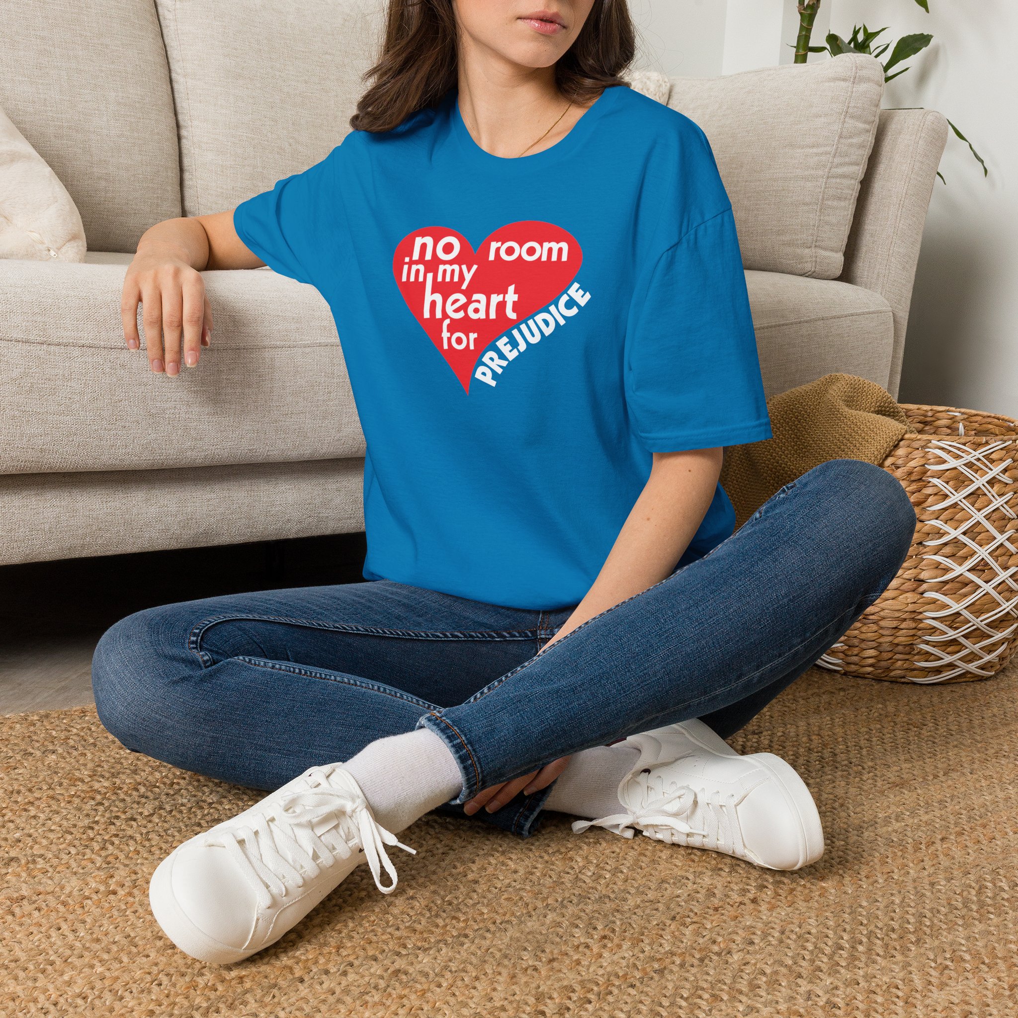 No Room in My Heart for Prejudice Cotton Softstyle T-Shirt - Image 21