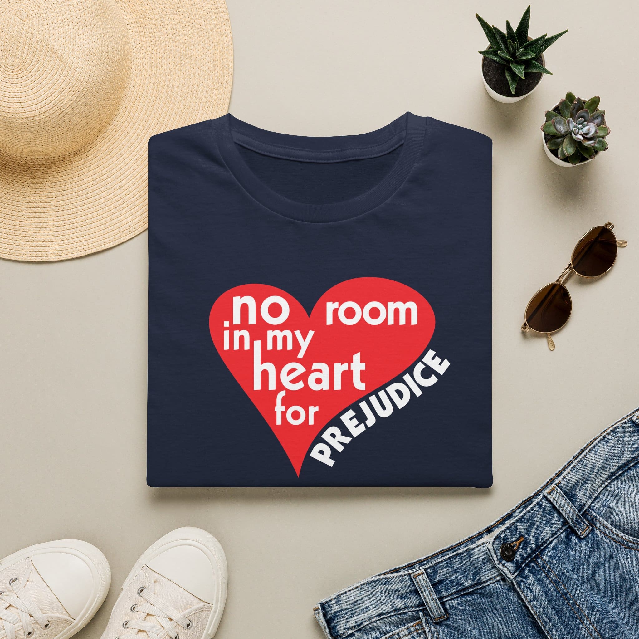 No Room in My Heart for Prejudice Cotton Softstyle T-Shirt - Image 29
