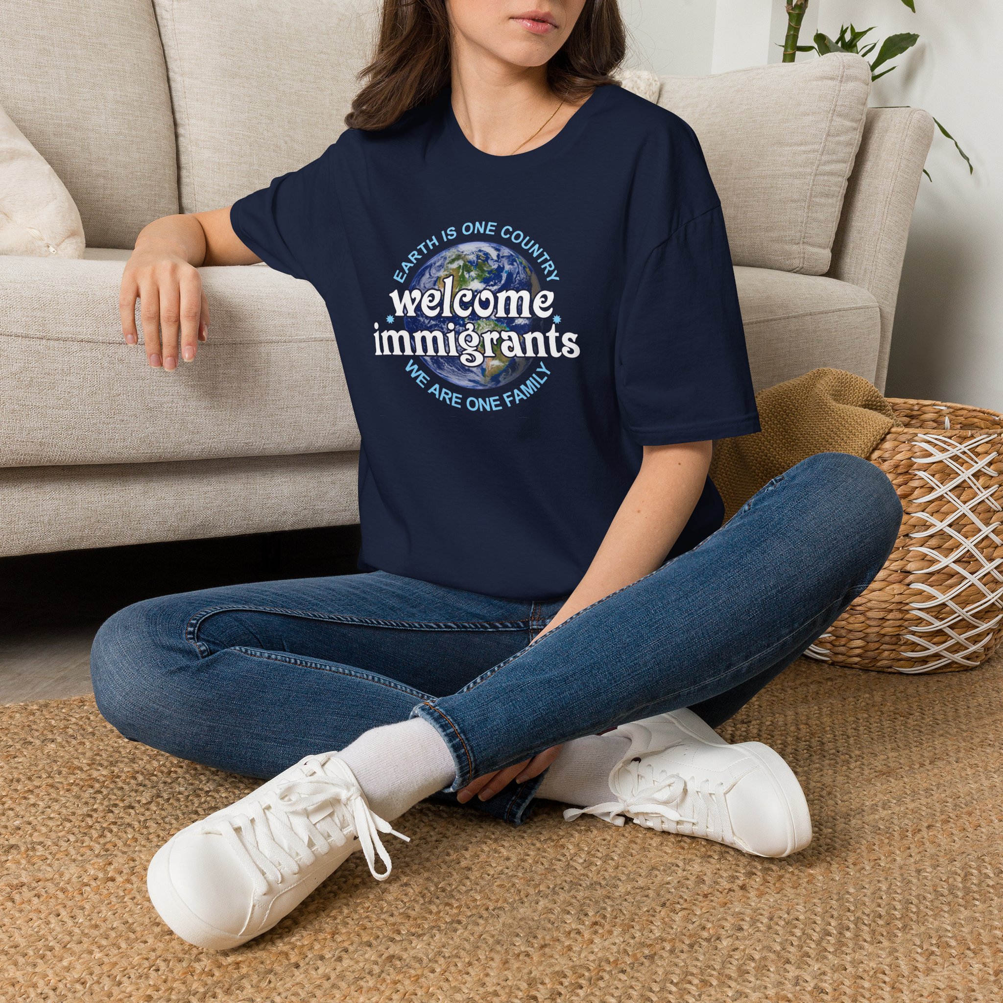 Welcome Immigrants Softstyle T-Shirt - Image 3