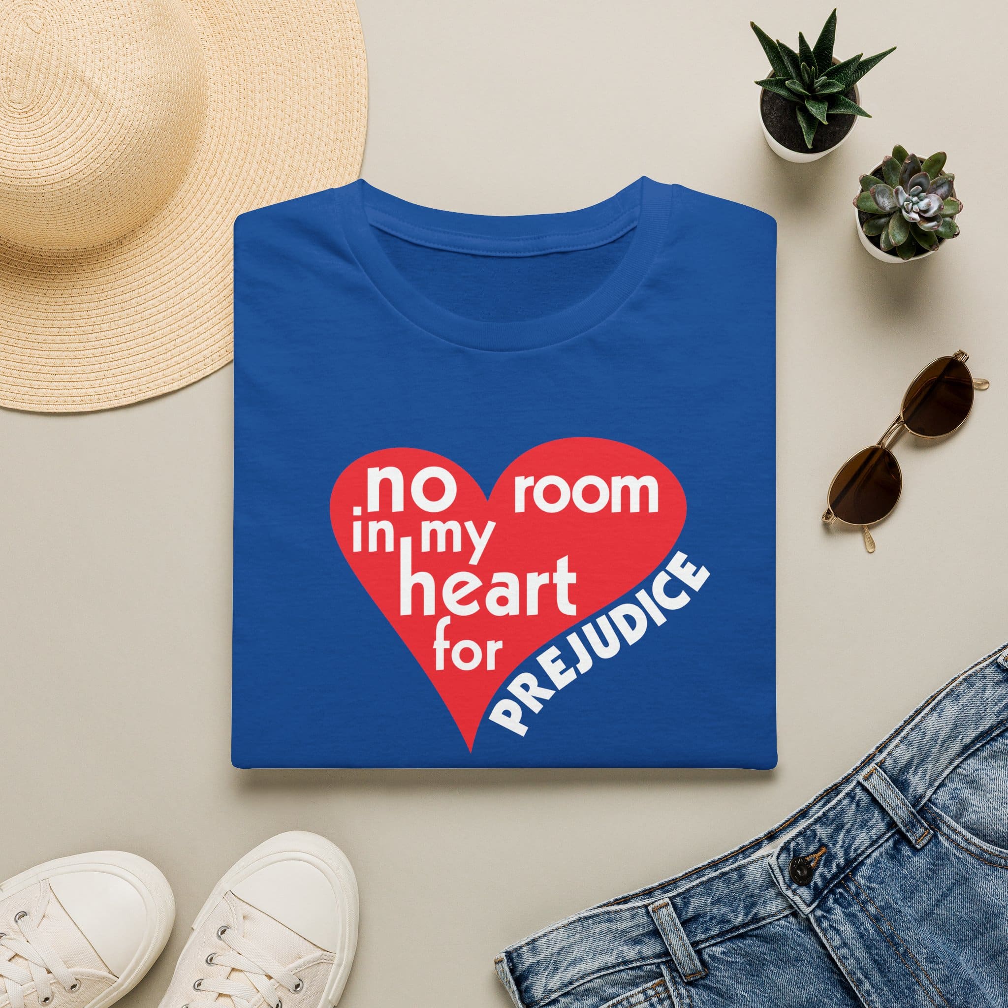 No Room in My Heart for Prejudice Cotton Softstyle T-Shirt - Image 26