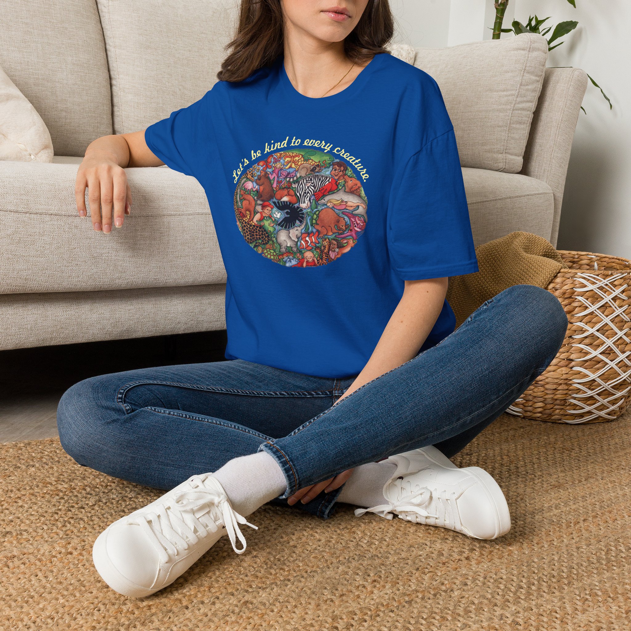 "Let's Be Kind to Every Creature" T-Shirt for Animal Lovers - Image 14