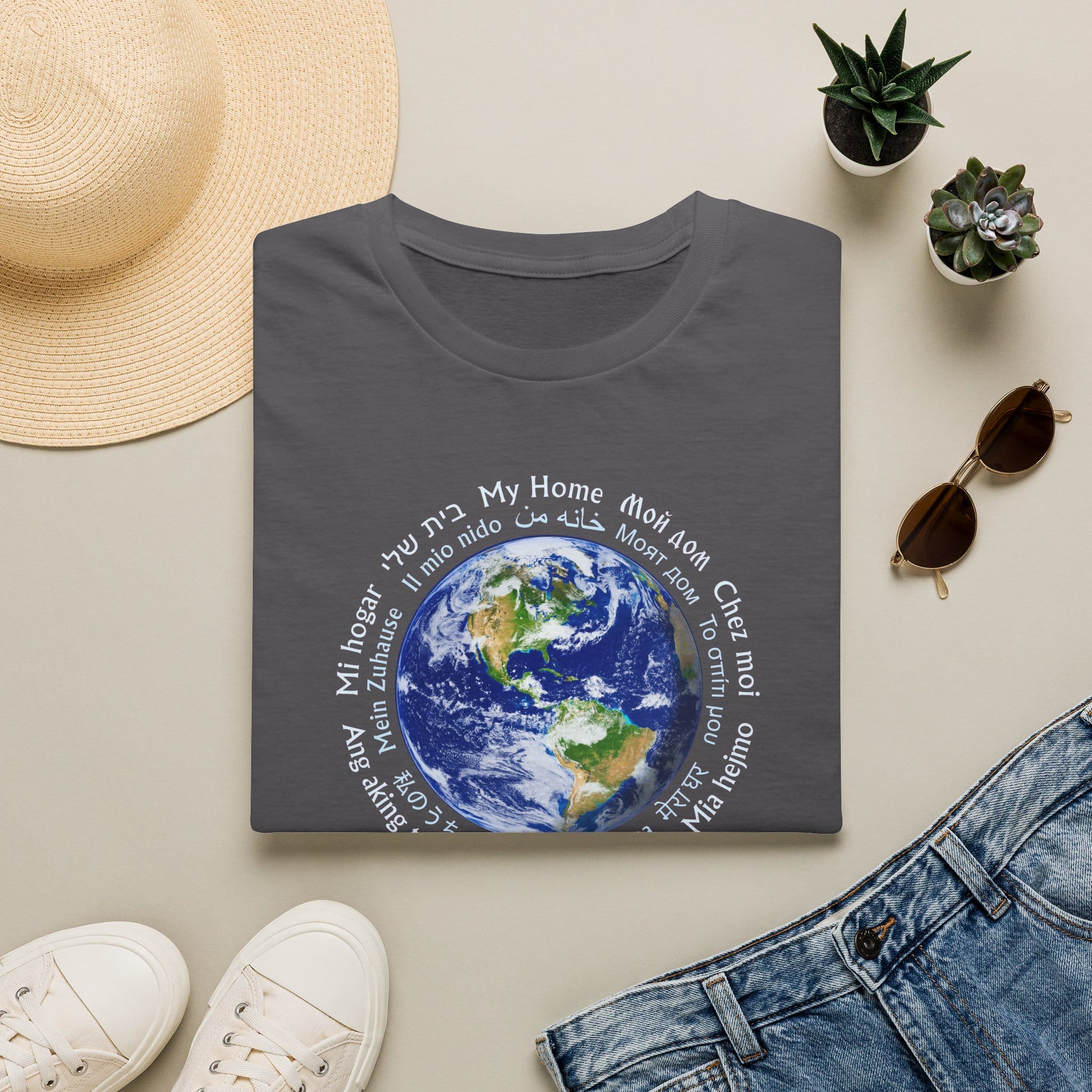 Earth - My Home T-Shirt in 18 Languages - Image 9