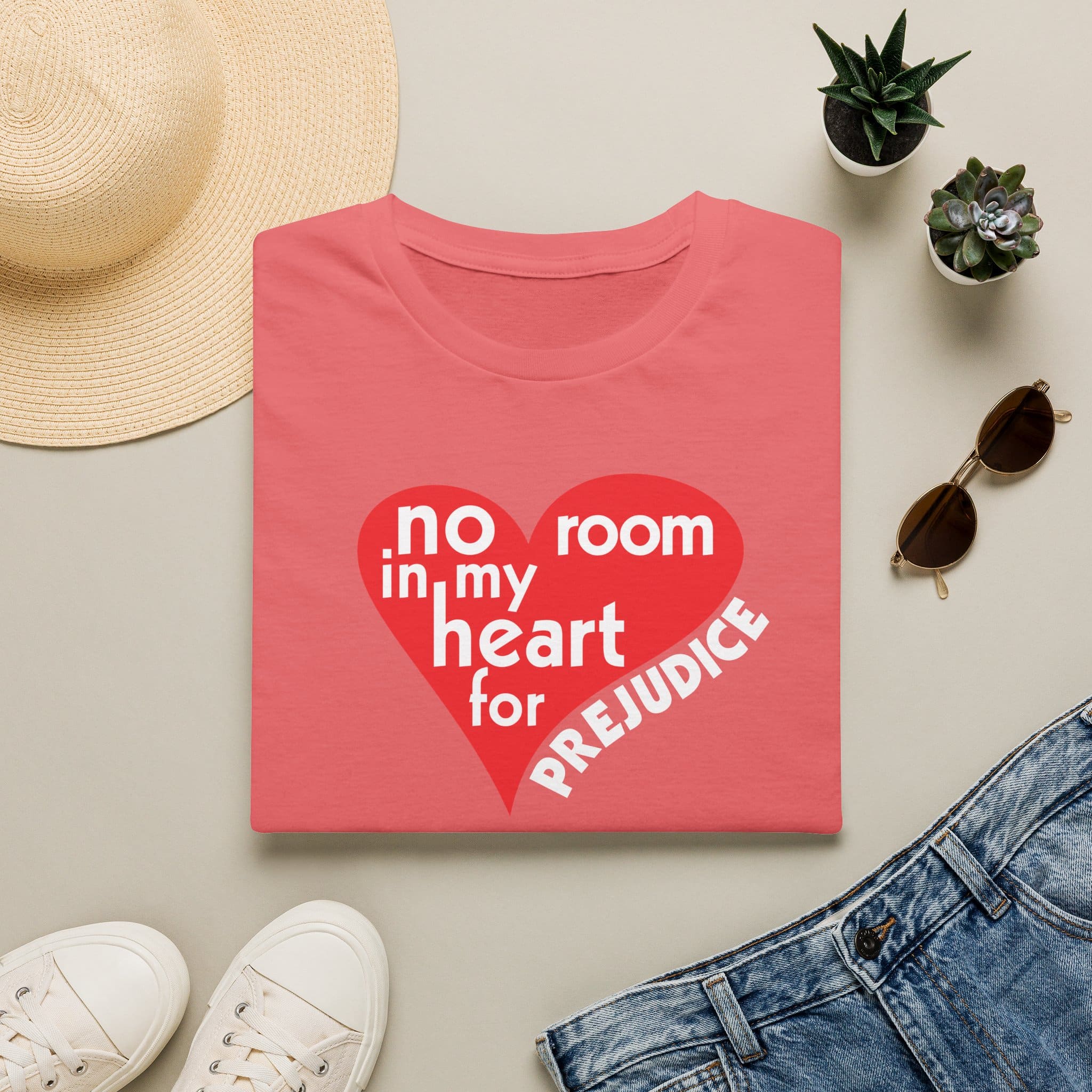 No Room in My Heart for Prejudice Cotton Softstyle T-Shirt - Image 5