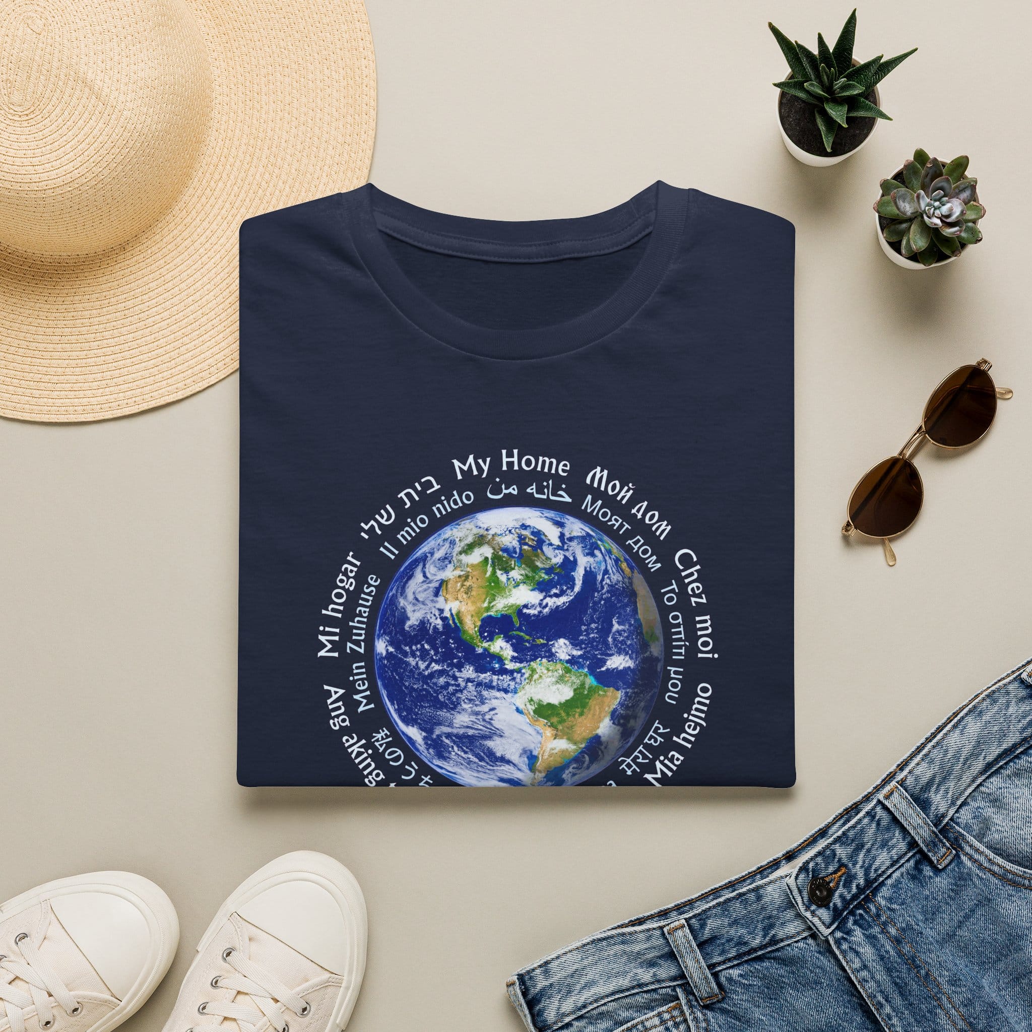 Earth - My Home T-Shirt in 18 Languages - Image 13