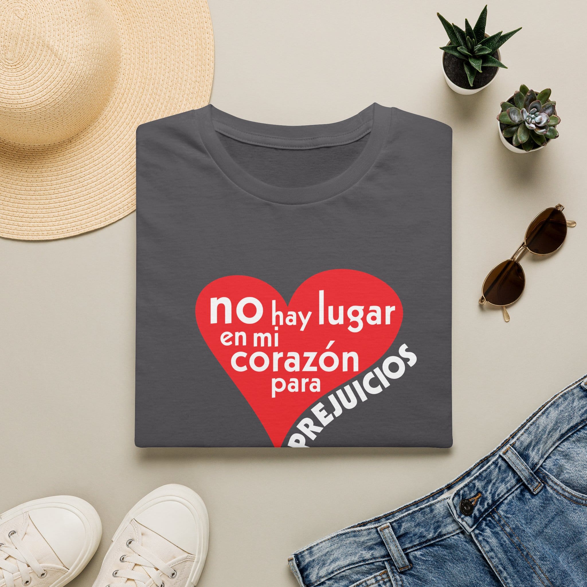 Spanish No Room in my heart for Prejudice T-Shirt - Image 24