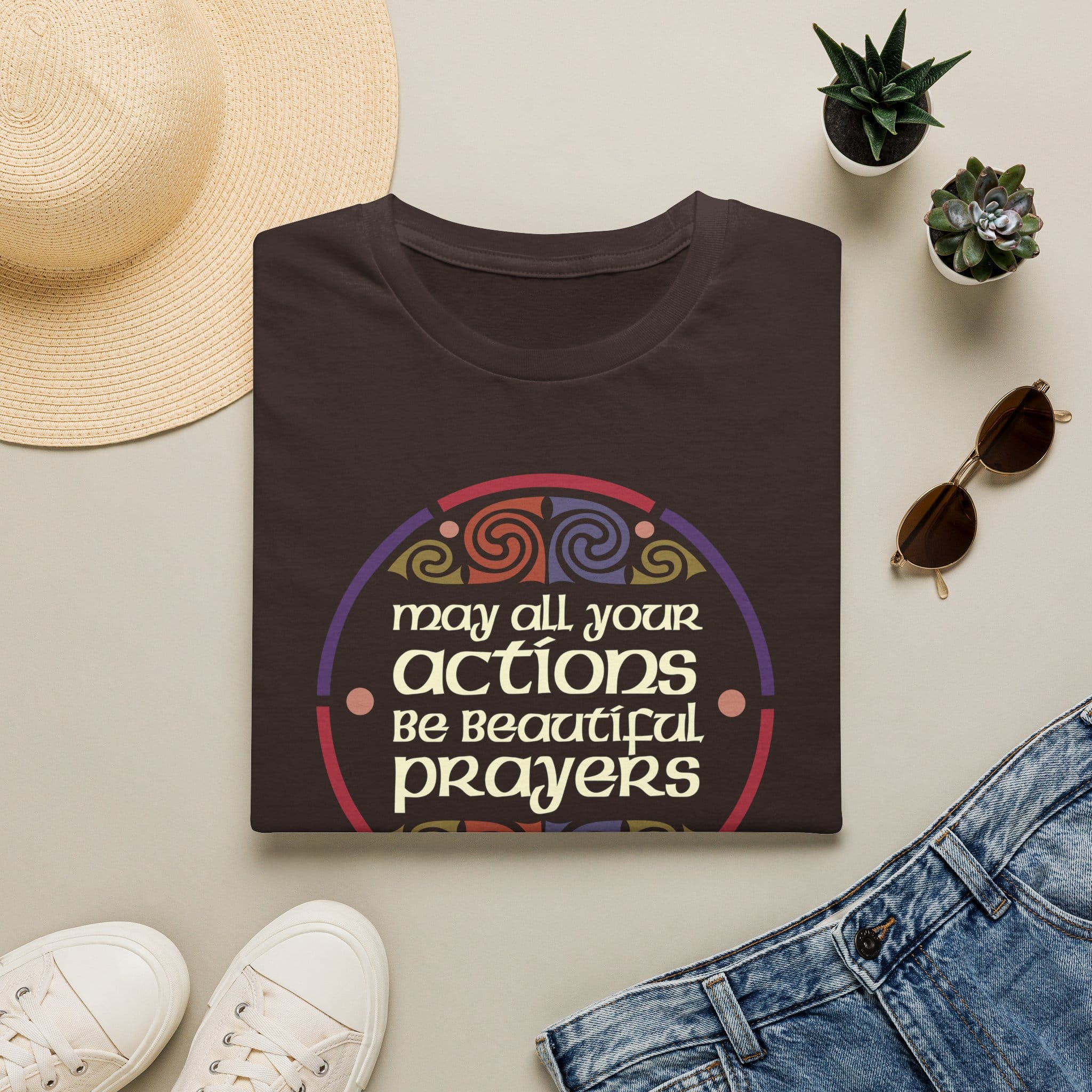 May all your actions be beautiful prayers T-Shirt - Two Versions - Image 6