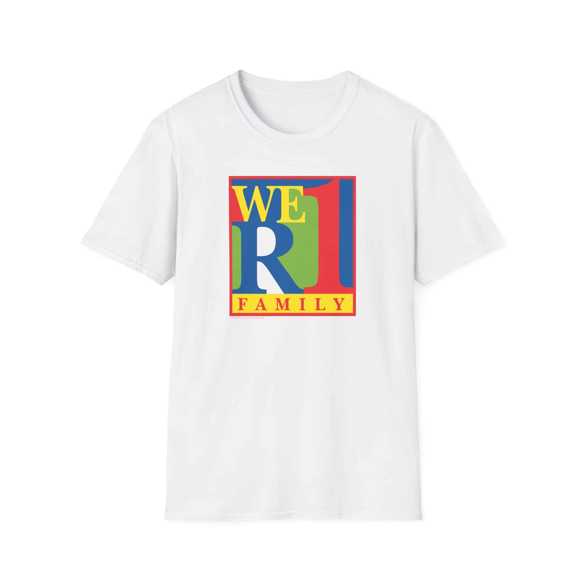WeR1 (We Are One) Family Softstyle T-Shirt - Image 3