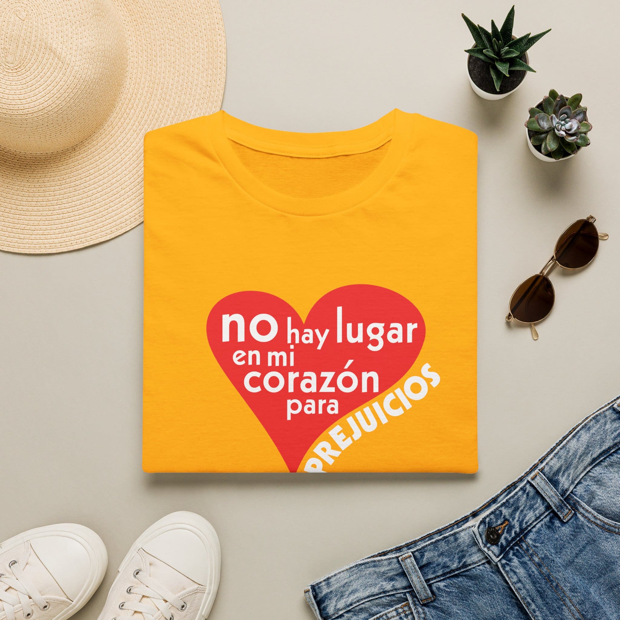 Spanish No Room in my heart for Prejudice T-Shirt - Image 10