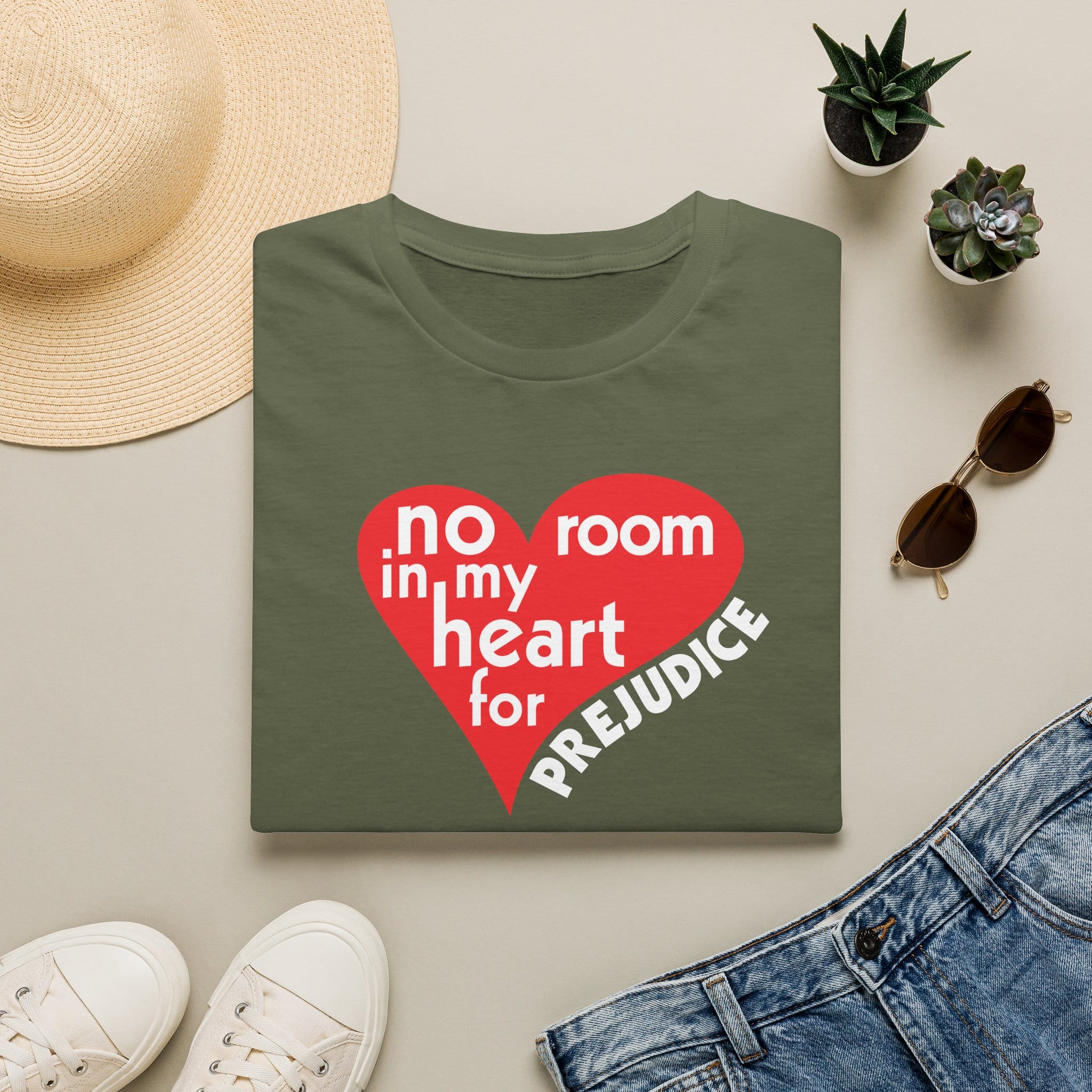 No Room in My Heart for Prejudice Cotton Softstyle T-Shirt - Image 11