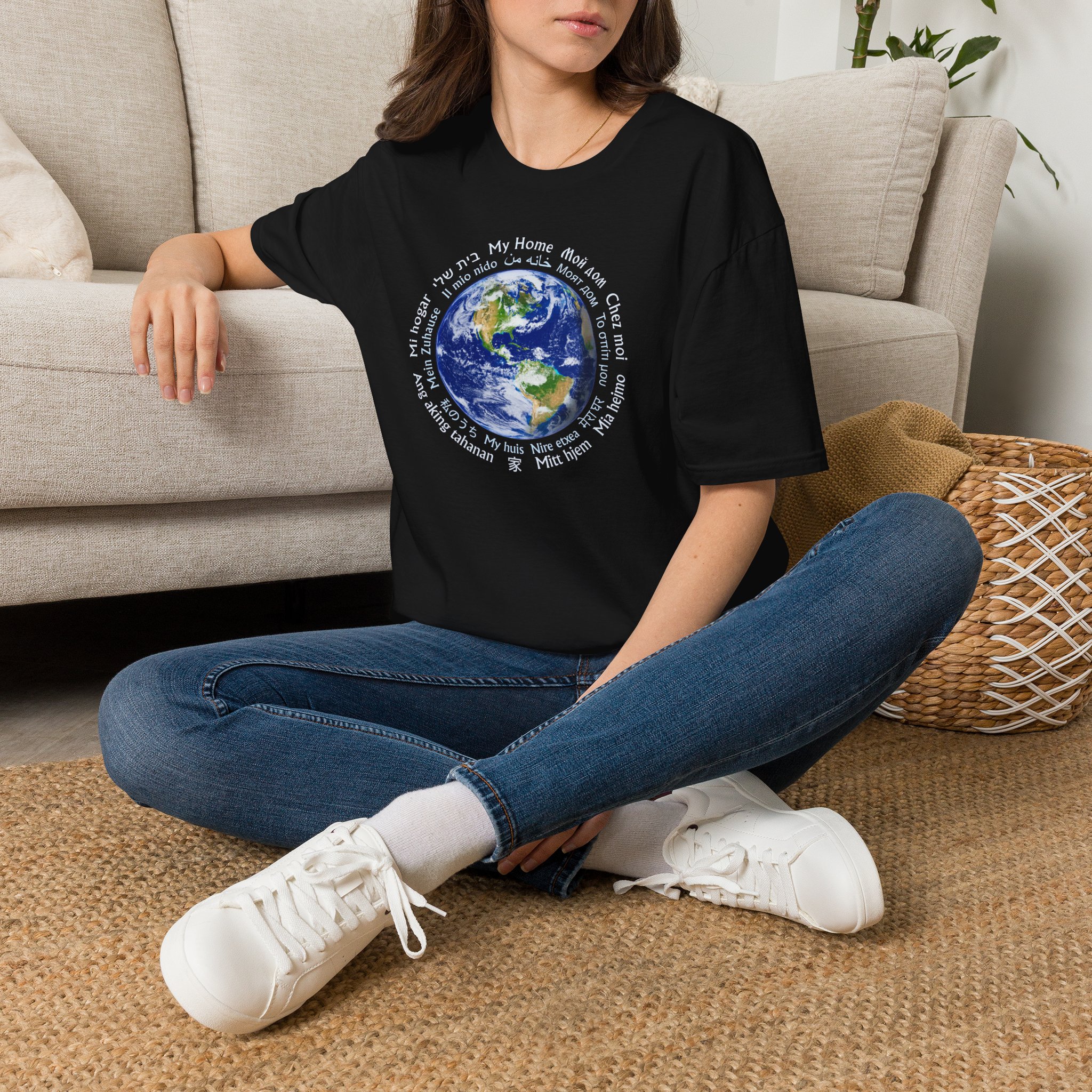 Earth - My Home T-Shirt in 18 Languages - Image 6