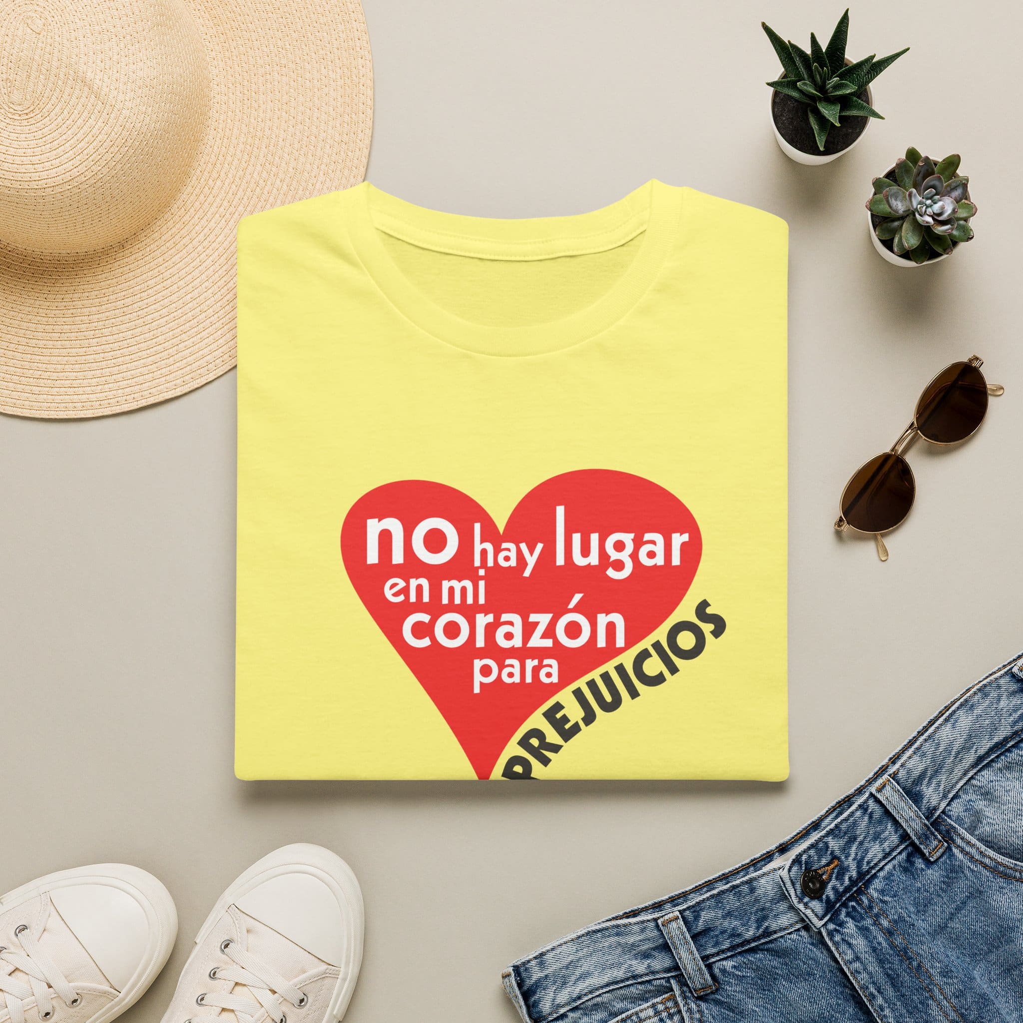 Spanish No Room in my heart for Prejudice T-Shirt - Image 12