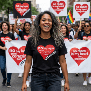 Spanish No Room in my heart for Prejudice T-Shirt