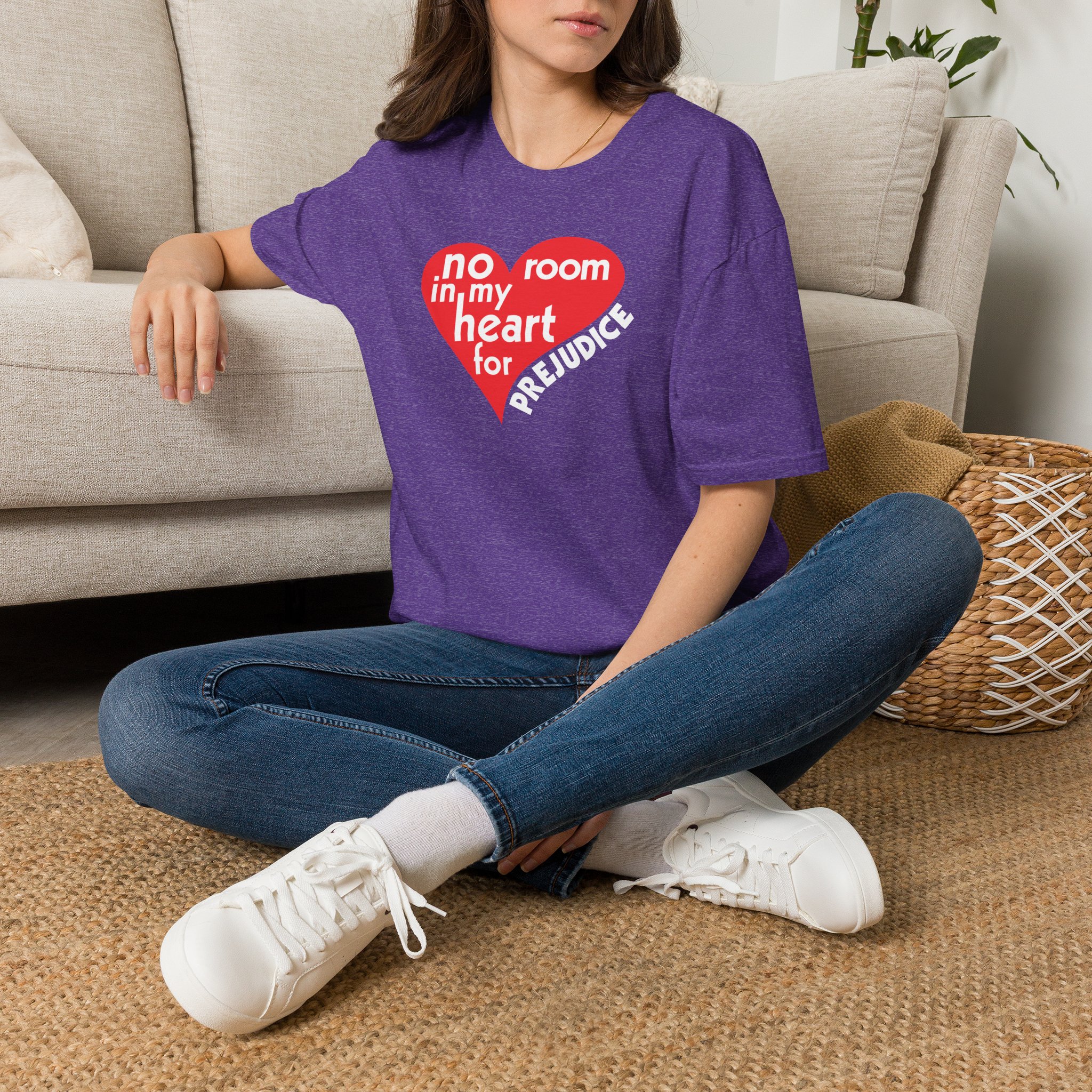 No Room in My Heart for Prejudice Cotton Softstyle T-Shirt - Image 33