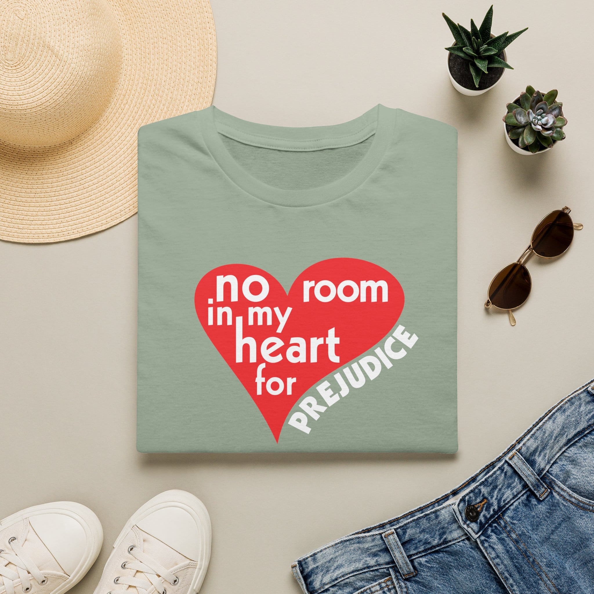 No Room in My Heart for Prejudice Cotton Softstyle T-Shirt - Image 14
