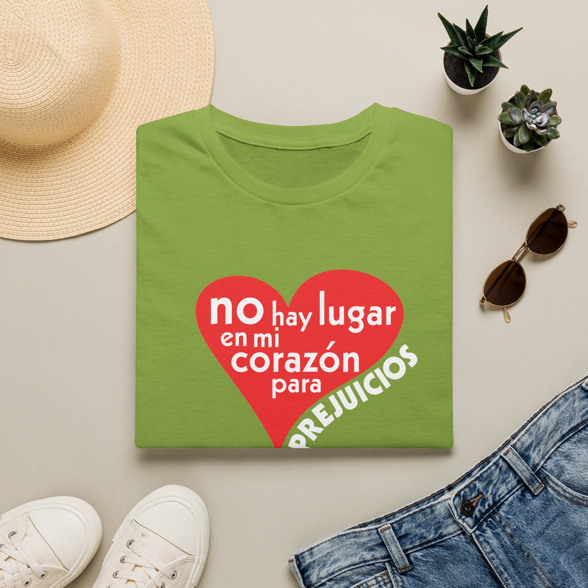 Spanish No Room in my heart for Prejudice T-Shirt - Image 18