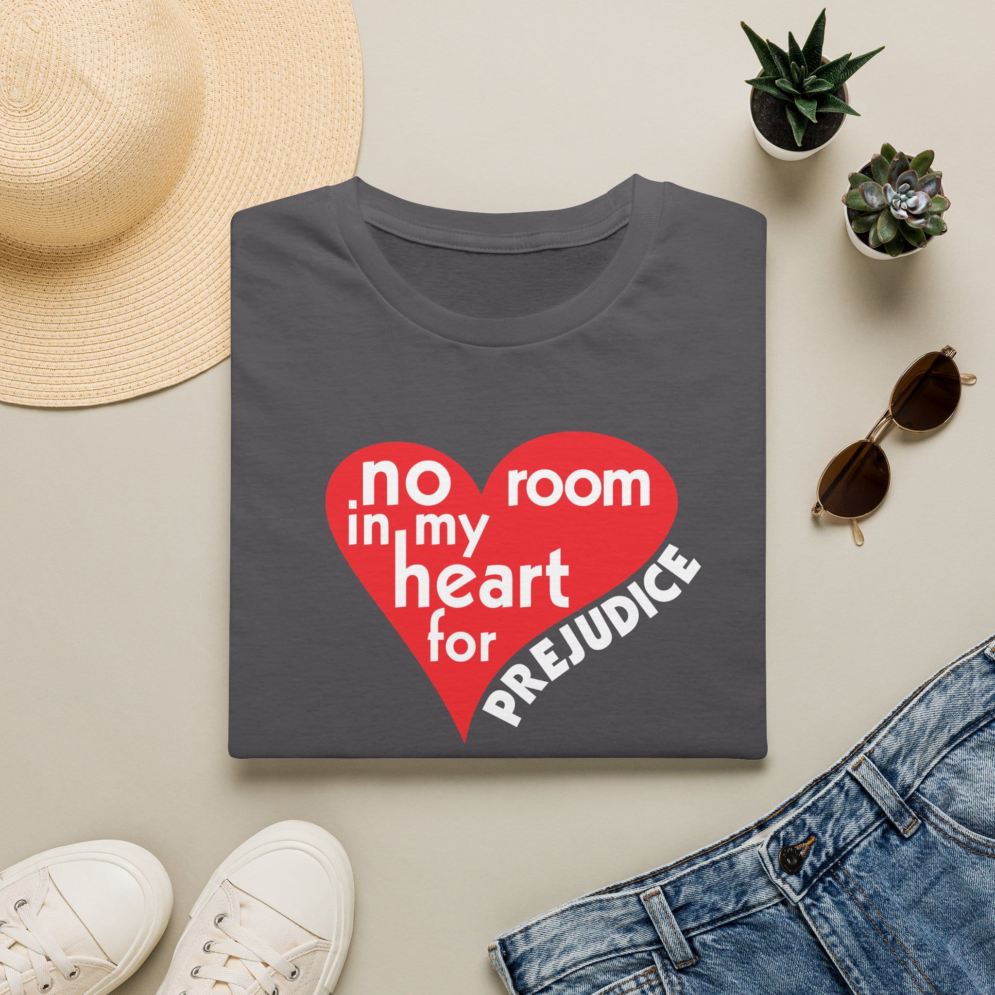 No Room in My Heart for Prejudice Cotton Softstyle T-Shirt - Image 23