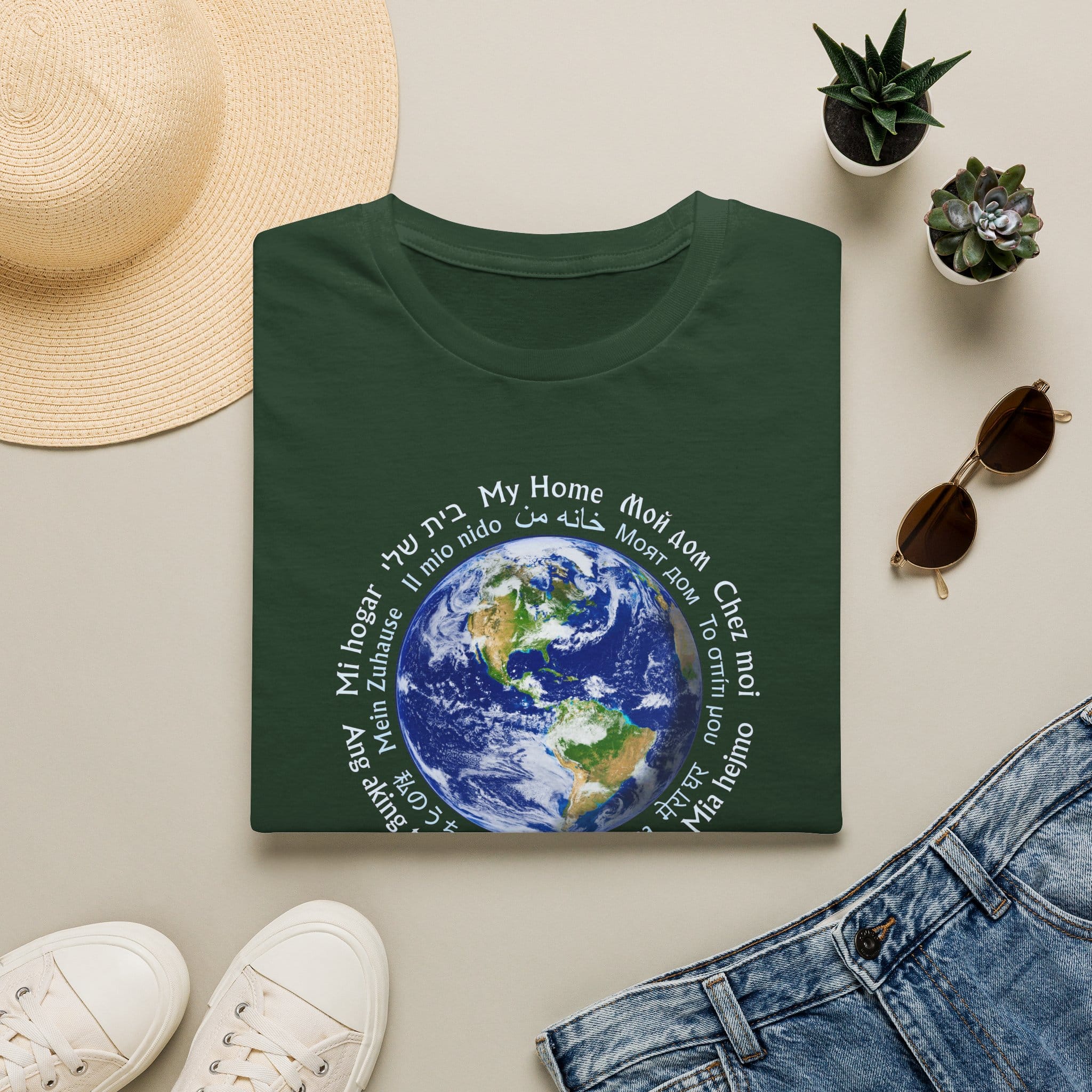 Earth - My Home T-Shirt in 18 Languages - Image 7