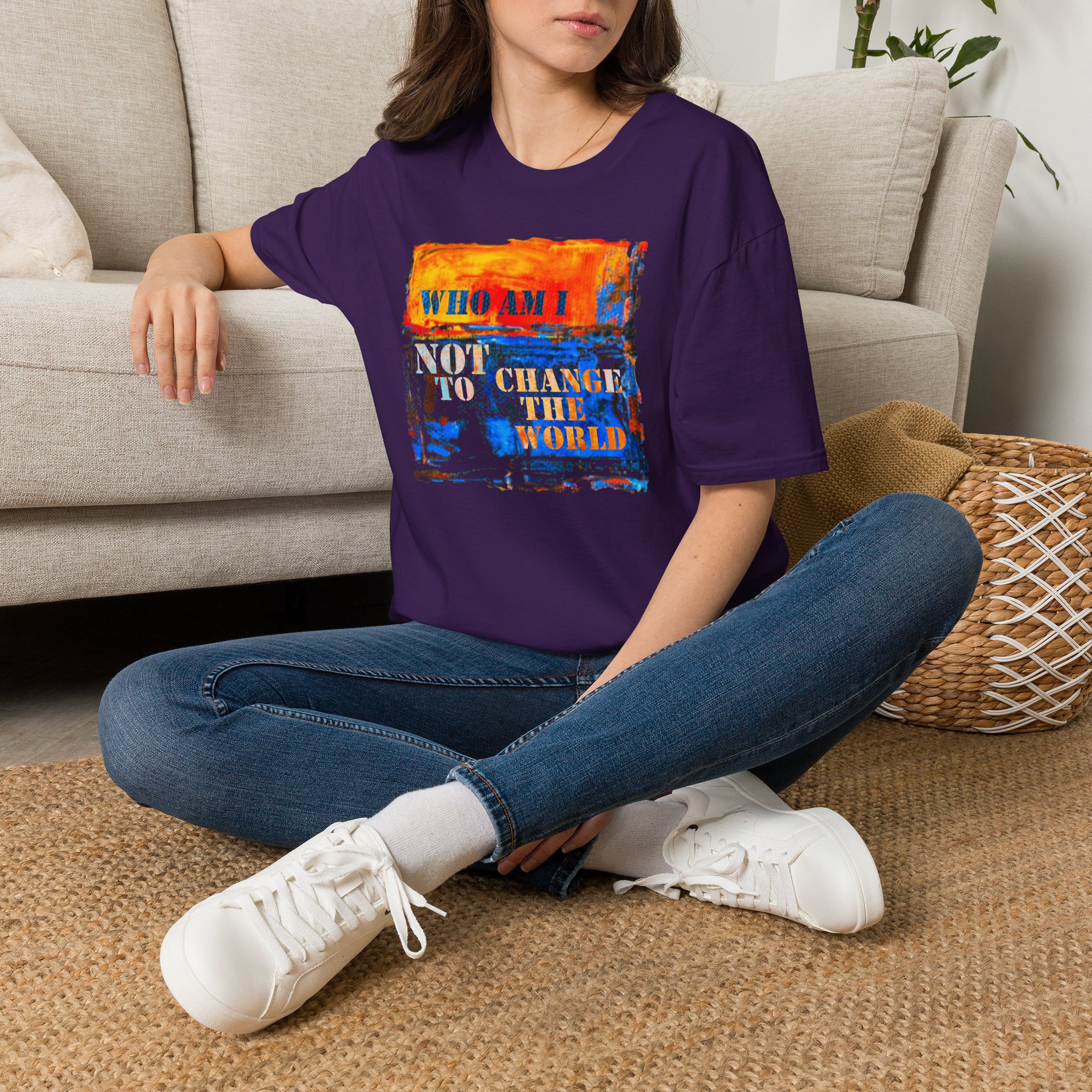 Who Am I NOT to Change the World T-Shirt - Image 25