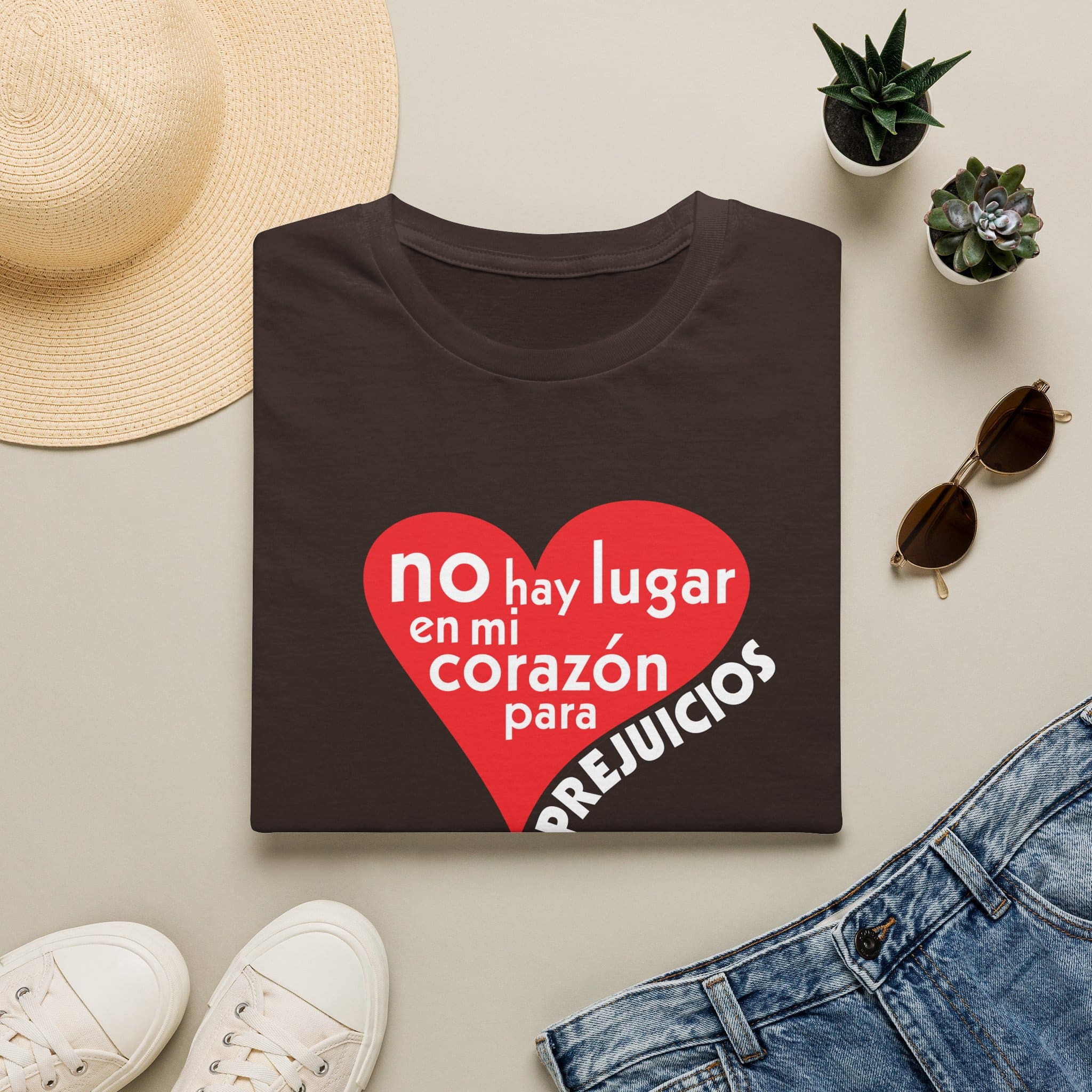 Spanish No Room in my heart for Prejudice T-Shirt - Image 6