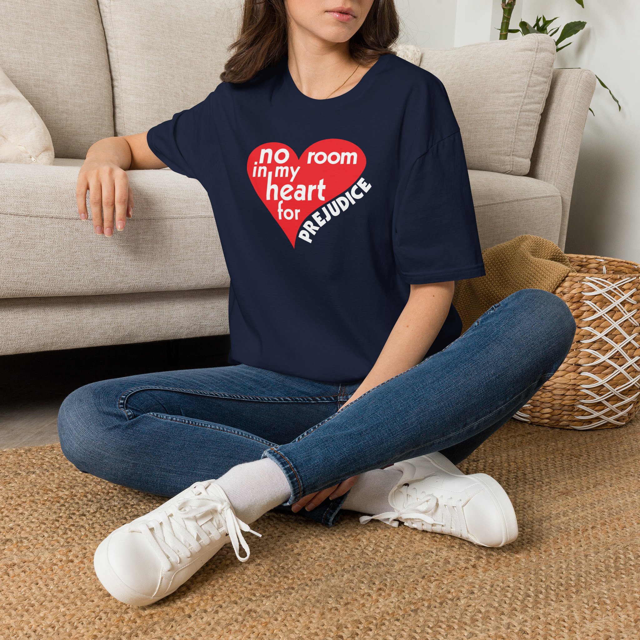 No Room in My Heart for Prejudice Cotton Softstyle T-Shirt - Image 30