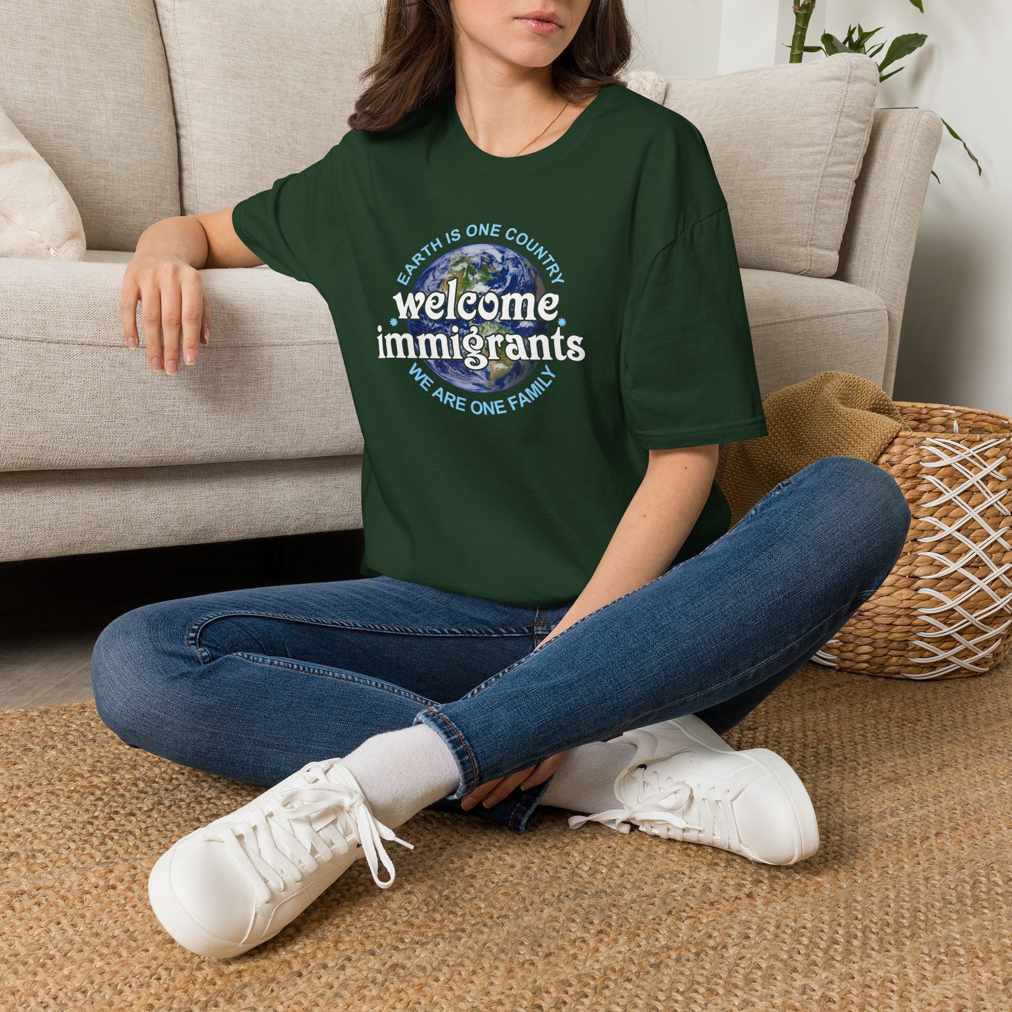 Welcome Immigrants Softstyle T-Shirt - Image 12