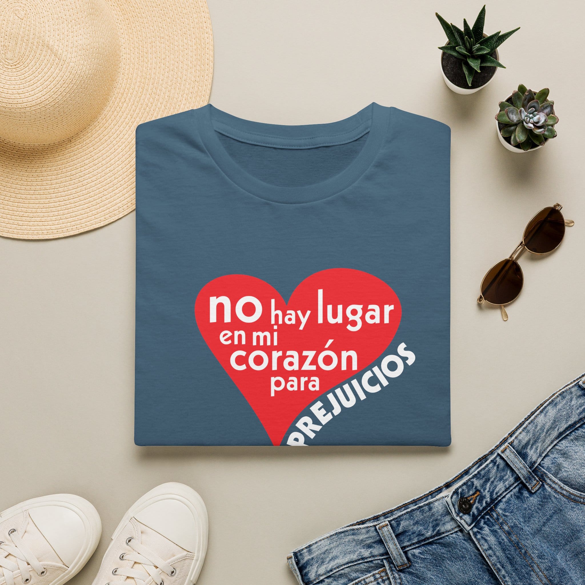 Spanish No Room in my heart for Prejudice T-Shirt - Image 22